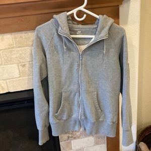 Nike Women's Light Gray Hoodie